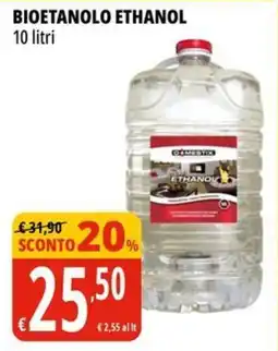 Tigros Bioetanolo ethanol offerta