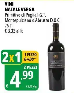 Tigros Vini NATALE VERGA offerta