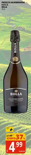 Tigros Prosecco valdobbiadene D.O.C.G. BOLLA offerta