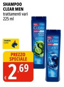 Tigros Shampoo CLEAR MEN offerta