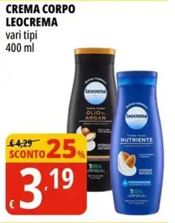 Tigros Crema corpo LEOCREMA offerta