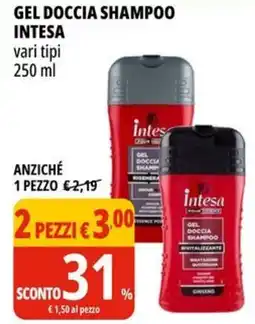 Tigros Gel doccia shampoo INTESA offerta