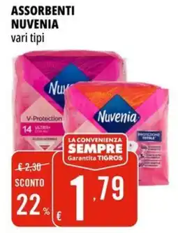 Tigros Assorbenti NUVENIA offerta