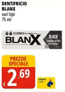Tigros Dentifricio BLANX offerta