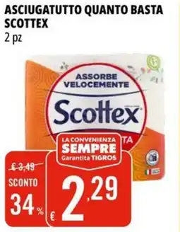 Tigros Asciugatutto quanto basta SCOTTEX offerta