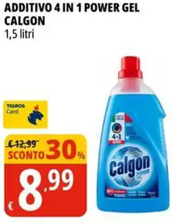 Tigros Additivo 4 in 1 power gel CALGON offerta