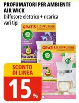 Tigros Profumatori per ambiente AIR WICK offerta