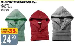 Tigros Accappatoio con cappuccio jazz CALEFFI offerta