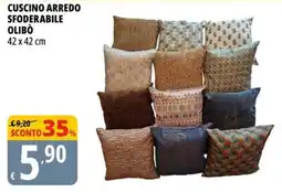 Tigros Cuscino arredo sfoderabile OLIBÒ offerta