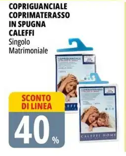 Tigros Copriguanciale coprimaterasso in spugna CALEFFI offerta