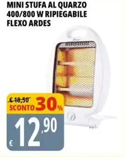Tigros Mini stufa al quarzo 400/800 W ripiegabile flexo ARDES offerta