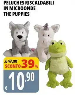 Tigros Peluches riscaldabili in microonde the puppies offerta