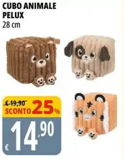 Tigros Cubo animale pelux 28 cm offerta