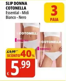 Tigros Slip donna COTONELLA offerta