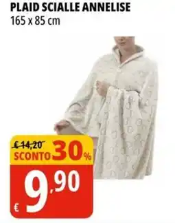Tigros Plaid scialle annelise 165 x 85 cm offerta