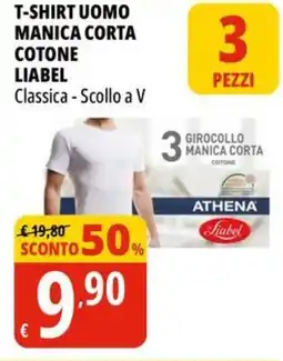 Tigros T-shirt uomo manica corta cotone LIABEL offerta