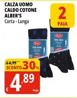 Tigros Calza uomo caldo cotone ALBER'S offerta