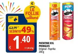 Tigros Patatine XXL PRINGLES offerta