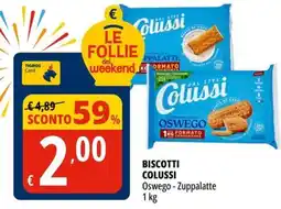 Tigros Biscotti COLUSSI offerta
