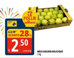 Tigros Mele golden delicious offerta