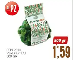 SpesAmica Verdeterra peperoni verdi dolci offerta