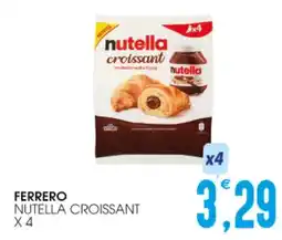 SpesAmica Ferrero nutella croissant x4 offerta