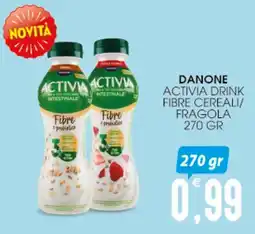 SpesAmica Danone activia drink fibre cereali/ fragola offerta