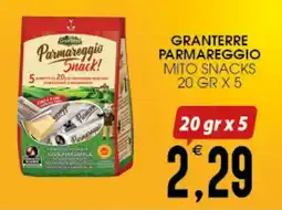 SpesAmica Granterre parmareggio mito snacks offerta