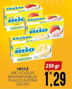 SpesAmica Nestlé mio yogurt banana/mela/ fragola/pera offerta