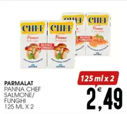 SpesAmica Parmalat panna chef salmone/ funghi offerta