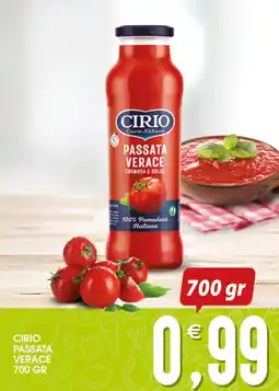 SpesAmica Cirio passata verace offerta