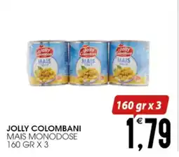 SpesAmica Jolly colombani mais monodose offerta