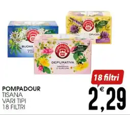 SpesAmica Pompadour tisana 18 filtri offerta