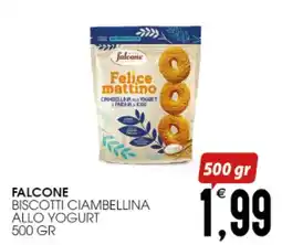 SpesAmica Falcone biscotti ciambellina allo yogurt offerta