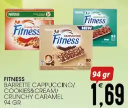 SpesAmica Fitness barrette cappuccino/ cookies&cream/ crunchy caramel offerta