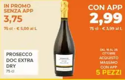 Todis Prosecco doc extra dry offerta