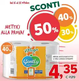 Todis Mega asciugatutto offerta