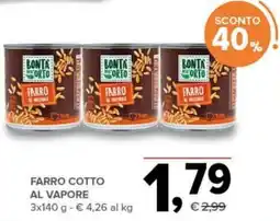 Todis Farro cotto al vapore offerta