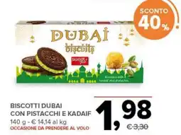 Todis Biscotti dubai con pistacchi e kadaif offerta