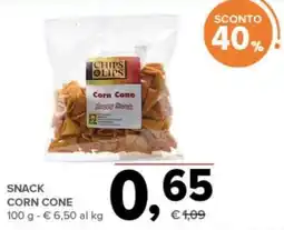 Todis Snack corn cone offerta