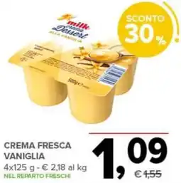 Todis Crema fresca vaniglia offerta