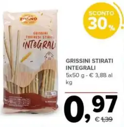 Todis Grissini stirati integrali offerta