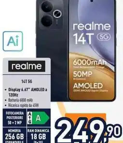 Unieuro realme 14T 5G offerta