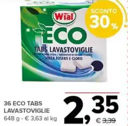 Todis 36 eco tabs lavastoviglie offerta