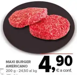 Todis Maxi burger americano offerta