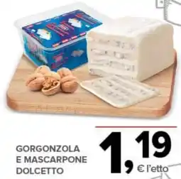 Todis Gorgonzola e mascarpone dolcetto offerta