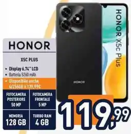 Unieuro HONOR X5C PLUS offerta
