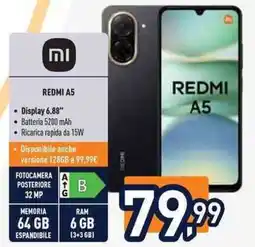 Unieuro XIAOMI REDMI A5 offerta