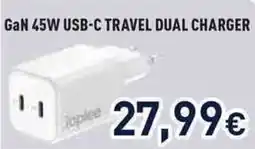 Unieuro Toplee GaN 45W USB-C TRAVEL DUAL CHARGER offerta