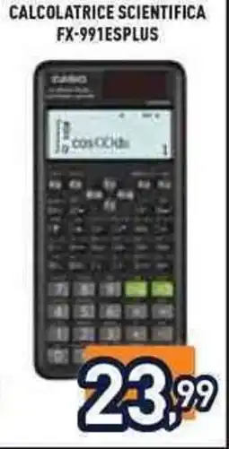 Unieuro CASIO CALCOLATRICE SCIENTIFICA FX-991ESPLUS offerta